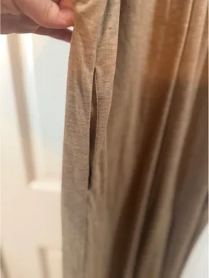 Emery Rose Brown Sleeveless Jumpsuit with Side Slits Size S thumbnail 3