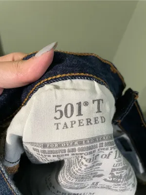 Levi’s 501 Tapered Distressed Jean Size W25 L28 Dark Wash Button Fly thumbnail 10