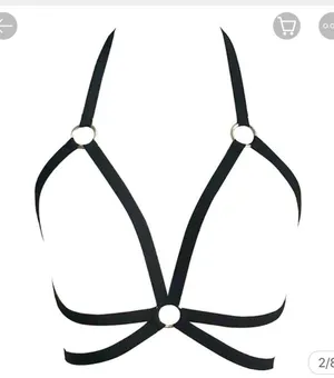 Caged Soft Harness Black New thumbnail 4