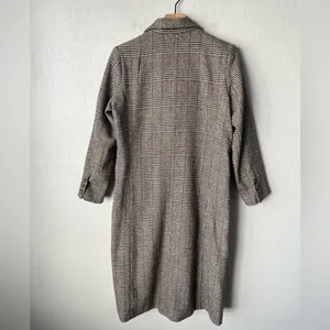 Commense valor plaid oversized overcoat NEW XS Brown thumbnail 11