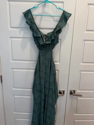 Blue Floral Jumpsuit Size M thumbnail 5