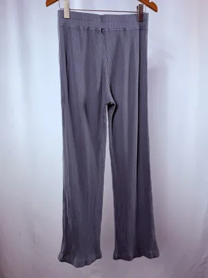 Faherty Legend Waffle Wide Leg Pant in Tradewinds Gray Size‎ Small thumbnail 6