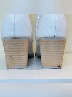 Dolce Vita Karyn Cowboy White Braided Western Leather Ankle Booties Size 10 thumbnail 7