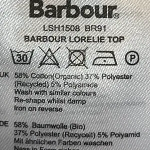 Barbour Lorelie Praline Gingham Plaid‎ Popover Peasant Shirt Womens Size 6 New thumbnail 8