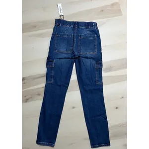 Juicy Couture NWT Size 27 Denim Utility Cargo Pull On Elastic Waist Jeans Pants thumbnail 8