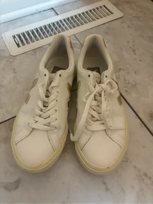 Veja Esplar Leather White Platine Sneakers thumbnail 4