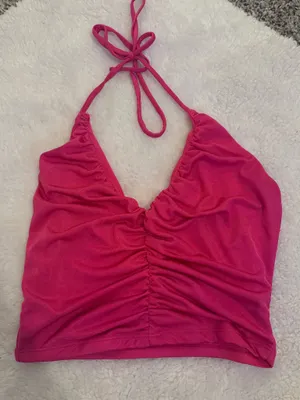 Forever 21 Pink crop top thumbnail 1