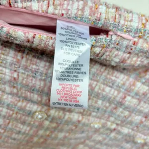 House Of Harlow 1960 NEW Women’s Tweed Pixie Dust Plaid Pink Mini Skirt Size S thumbnail 7