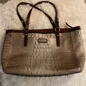 COPY - Brahmin Crocodile Embossed Tote Bag thumbnail 1