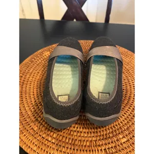 Dr. Scholls Go Play Jayleen Flats Grey Metallic Pewter Slip‎ On Shoes 8.5M thumbnail 6