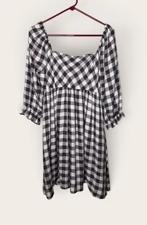 Pink Lily gingham dress thumbnail 1
