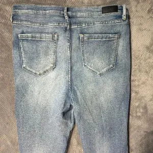 Nicole Miller SoHo High Rise Ankle Skinny Medium Wash Distressed Size 12 #1200 thumbnail 9