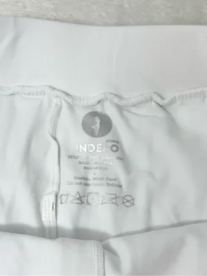 INDERO‎ White Pleated Tennis Skirt- Skort Size L thumbnail 4
