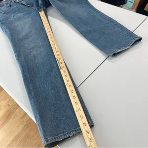 Abercrombie Curve‎ Love The 90s Straight Ultra High Rise Crisscross Waist Jean Size 2 thumbnail 14