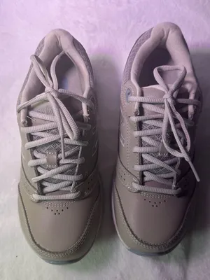 New Balance Women’s Taupe Lace-Up Athletic Sneakers thumbnail 4