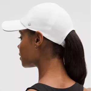 Lululemon Fast and Free Running Hat Women OS White Performance Athletic‎ Cap thumbnail 2