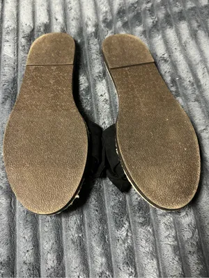 LOFT Black Knotted Espadrille Slide Sandals - Women thumbnail 2