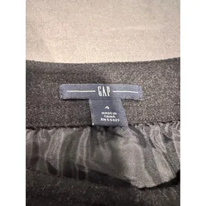 VTG GAP Wool Blend Pleated Bib Shift Dress Women SZ: 4 Black preppy mall brand thumbnail 6