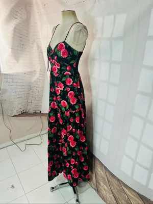 Alice and Olivia Chantay Tiered Sleeveless Maxi Dress size 4 thumbnail 7
