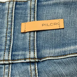 Anthropologie Pilcro Size 28‎ High Waisted Blue Denim Jean Snap Zip Closure thumbnail 5