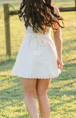 White mini dress thumbnail 2