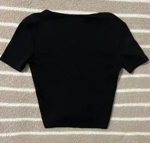 Zara Black Crop Top thumbnail 3