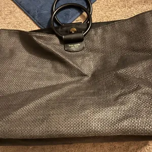 Kate spade woven hold all large tote‎ thumbnail 5