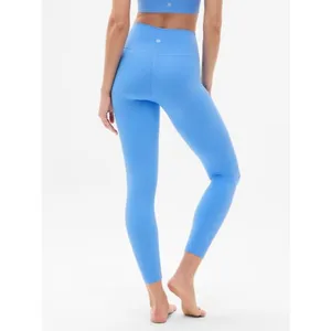 New Athleta M Transcend 7/8 Leggings Cornflower Blue Medium thumbnail 3
