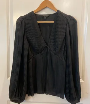 Banana Republic Pleated Blouse thumbnail 1