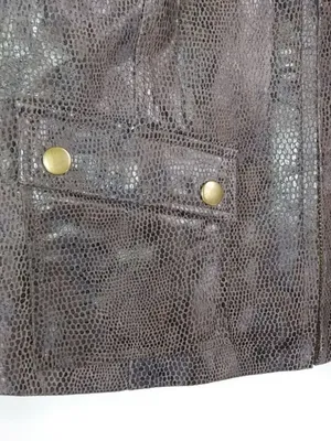 Alfani S Petite Leather Zip Jacket thumbnail 3
