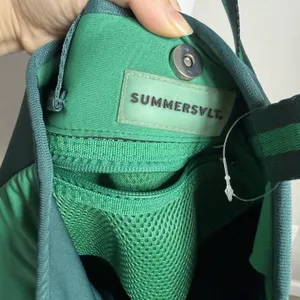 SummerSalt Two Tone Green Neoprene Beach Tote Bag Double Handle Yoga Gym Workout thumbnail 5