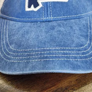 DK Caps Blue and Cream Alabama Baseball Cap One Size Alabama Trucker Hat thumbnail 3