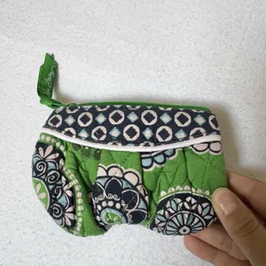 Vera Bradley Green Medallion Quilted Tote Bag + Coin Pouch Boho Y2K‎ thumbnail 7