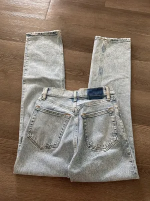 Abercrombie & fitch cross over 90s straight curve love jeans thumbnail 3