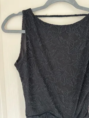 AFRM Batya Asymmetric Knotted Lace Boatneck Tank Top thumbnail 6