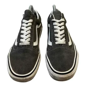 Vans Old Skool Grey Low-Top Lace-Up Unisex Sneakers Size Men 8‎ / Women 9.5 thumbnail 4