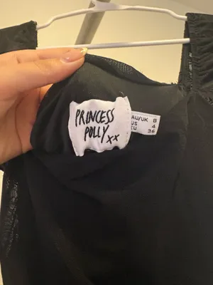 Princess Polly Mini Dress Black 4 thumbnail 2