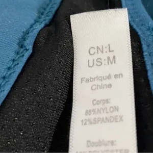Lululemon Strappy Back Sports Bra Medium Teal Blue Medium Impact Athletic thumbnail 11