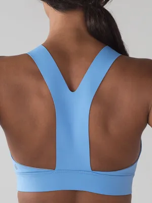 Lululemon Fast & Free Bra Nulux Sports Bra‎ Size 2 Aero Blue thumbnail 1