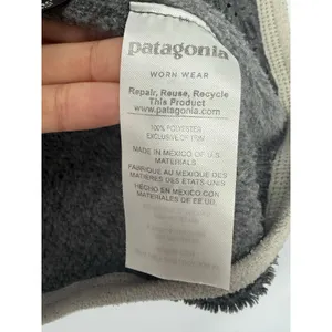 Patagonia Women’s Re-Tool Snap-T Pullover Gray Fleece Size Small Outdoors Fall thumbnail 7