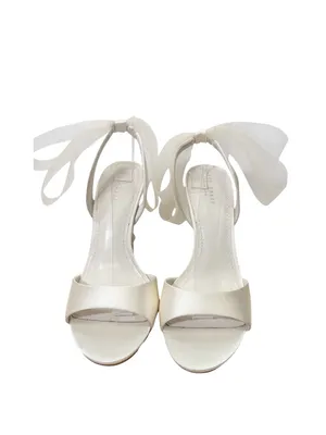 TED BAKER Harinaa Satin Organza Bow Sandal Heels Size 40 thumbnail 3