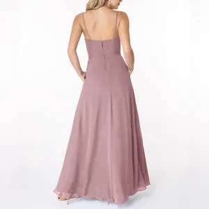 Azazie Women’s Alaya Ready to Ship Dusk Bridesmaid Dresses Size 6 in Desert Rose thumbnail 12