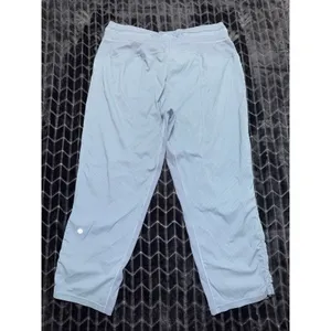 lululemon Women Blue Dance Studio Crop Pants Mid Rise Size 12 thumbnail 4