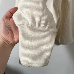 Madewell + Ottoman Rib Square-Neck Top in Cream Size 1X thumbnail 4