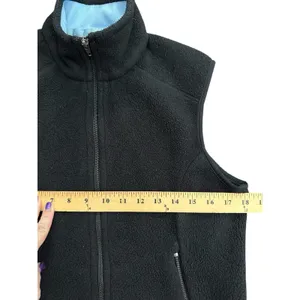 Patagonia Womens Flyer Full Zip Fleece Vest Medium Hiking‎ Black Vintage #ST4-4 thumbnail 5
