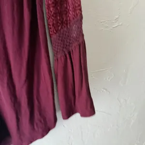 Style & Co Blouse Witchy Petite Medium Embroidered Bell Sleeve‎ Whimsigoth thumbnail 9