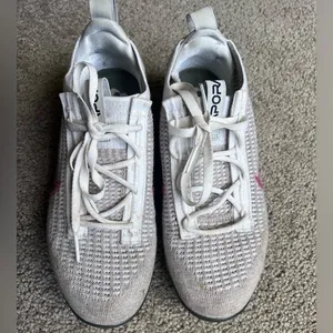 Size 7 - Nike Air VaporMax Flyknit White Thunder Blue 2021‎ thumbnail 2