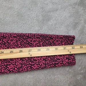 Nike Womens Pink‎ Leopard Workout Pants size Small Just Do It thumbnail 5