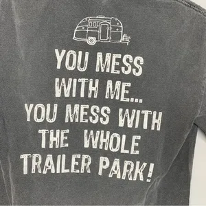 Comfort Colors Emerald Isle Trailer Park T-Shirt‎ Size S thumbnail 6