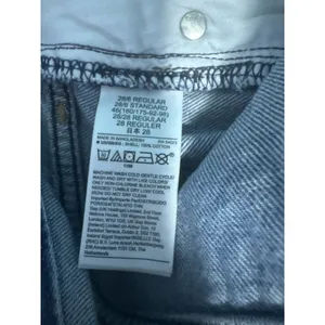 GAP Jeans Women's Sz 28 6R Distressed Loose High Rise Stretch Denim Mom thumbnail 12
